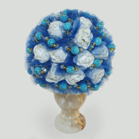 Цветы из бирюзы Бирюзовый шарм