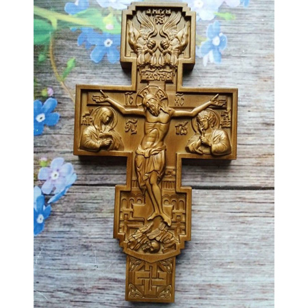 Купить резной крест настенный православный