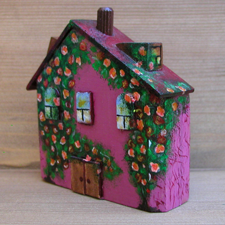Купить интерьерный домик ручной работы из дерева «Альбоадель»